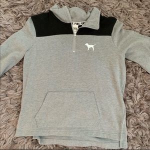 PINK Half Quarter Sweater